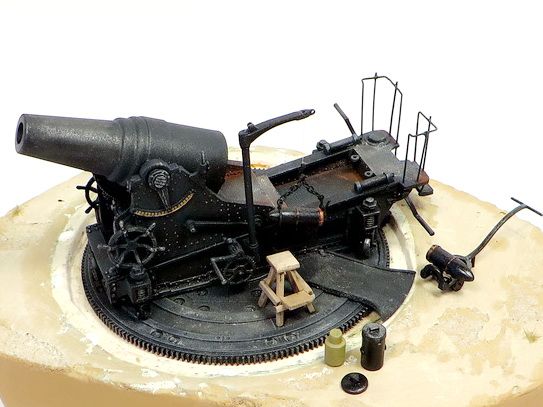 Pit-Road Skywave G-44 IJA 28cm Howitzer with 4 Figures 1/35 Plastic model