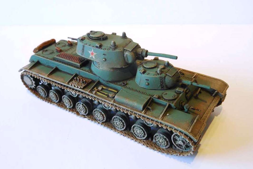 captured 1/72 ww2 Russian KV-2 heavy TANK diecast with Germany decals
