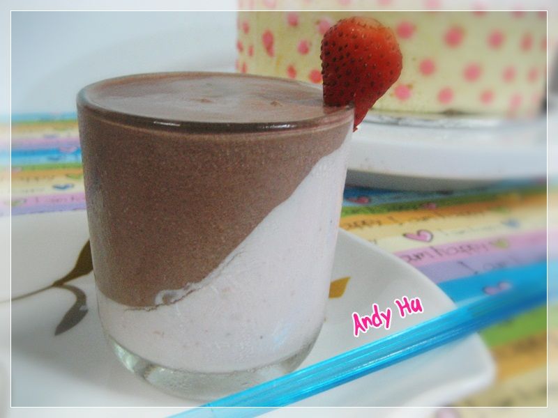 Strawberry - Cocoa Mousse