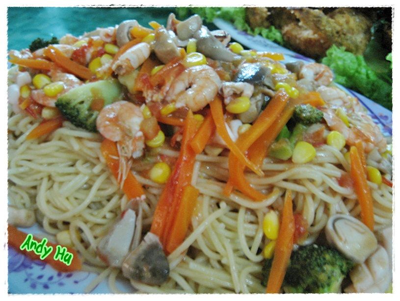 pasta hải sản