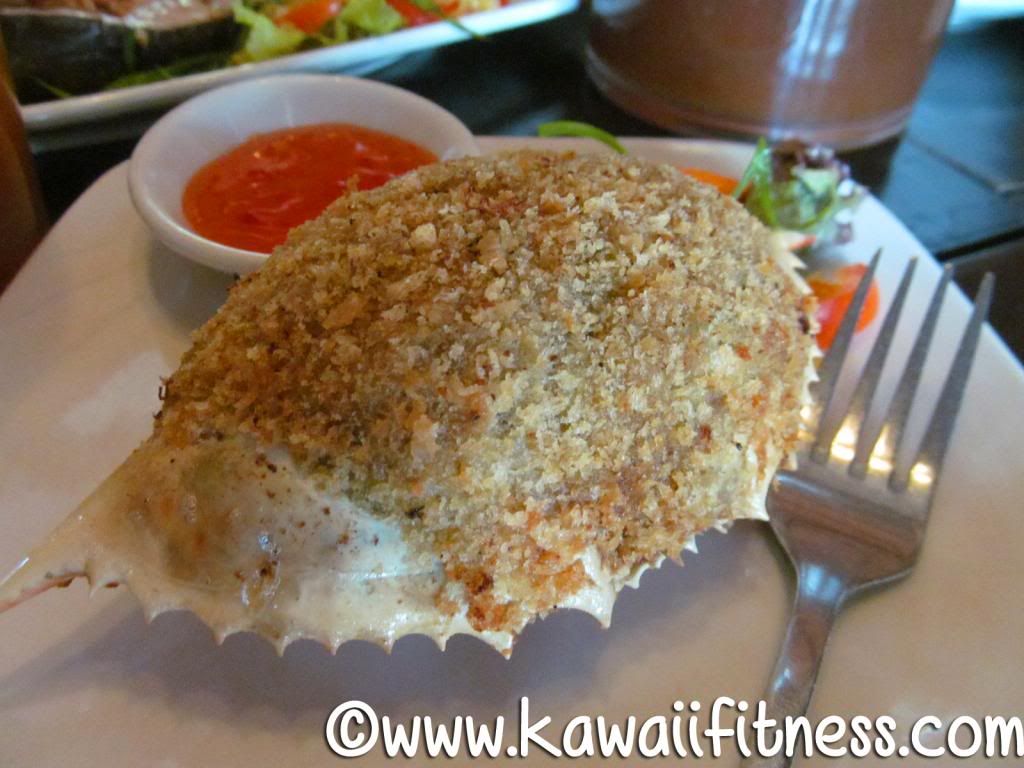 Rellenong Kasag (Stuffed crab head)