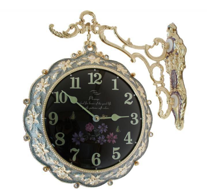New Glow in the Dark Night Wall Clock Antique Style HangingDecoration