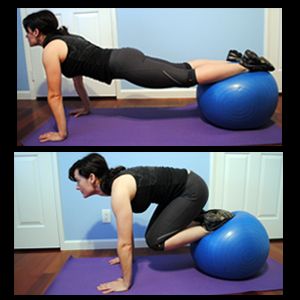Secrets To A Flat Stomach Fast- Stability Ball Knee to Chest Secrets To A Flat Stomach Fast- Stability Ball Knee to Chest