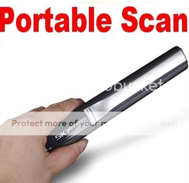 mini portable scanner handyscan cordless hand held car  fm