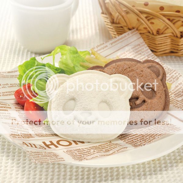 Cute Panda Bear Sandwich Pocket Maker Bread Toaste Mold Mould Cutter Stamp Japan