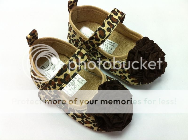 Baby Girl Infant Leopard Toddler Sneakers Soft Sole Crib Shoes 3 18 Months L72