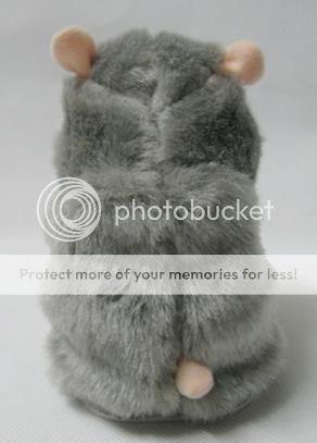 Mimicry Talking Hamster Pet Electronic Speak Record Plush Toy Birthday Gift Gray