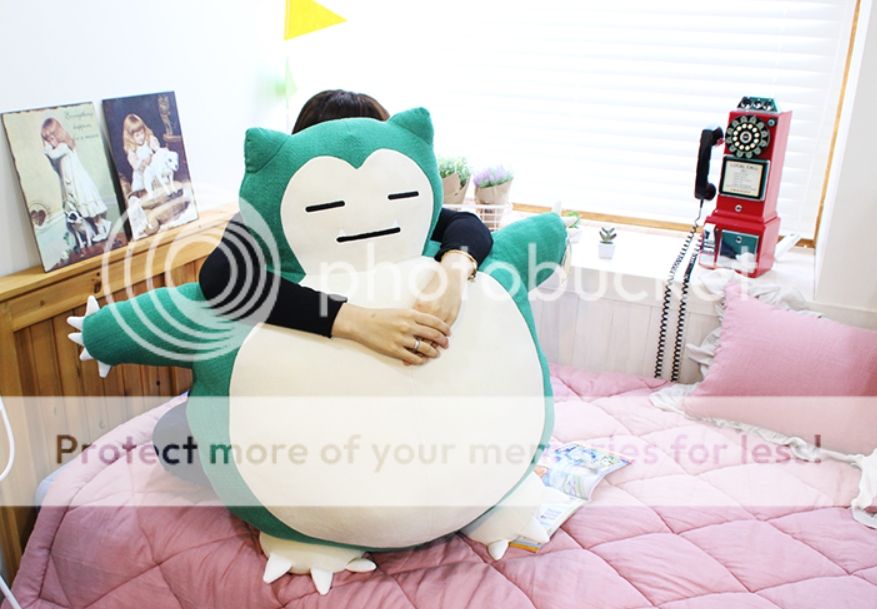 huge plush snorlax